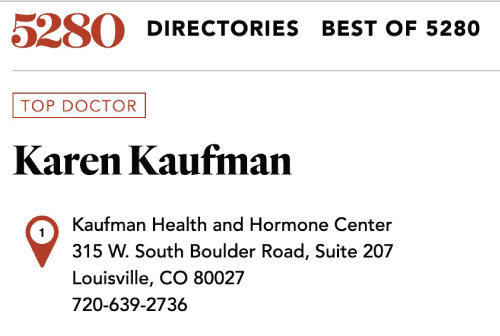 5280 TOP DOCTOR List for 2023 - magazine selections