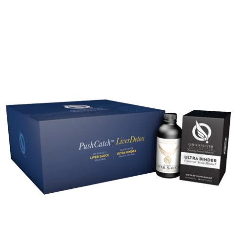 Quicksilver Push Catch Liver Protocol supplements to support Detox functions