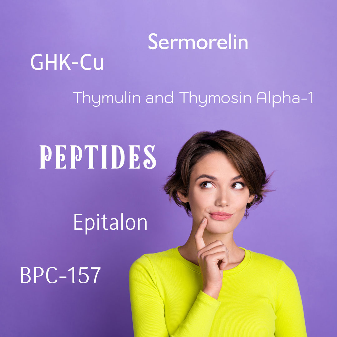 PEPTIDES some highlighted ones - Kaufman Health and Hormone can help you