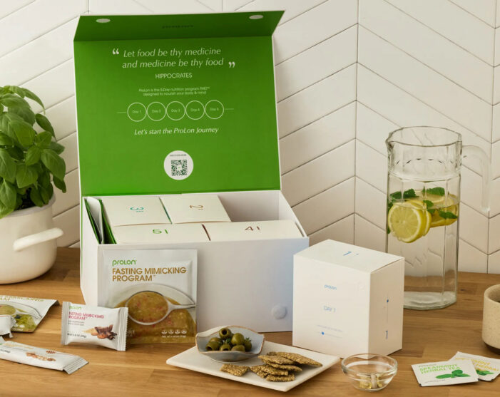 ProLon Box of food and snacks